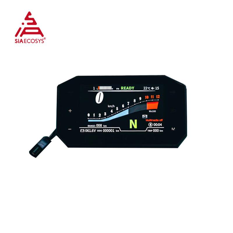 SIAECOSYS SCJ5066-1 Цифровой спидометр с регулируемым ЖК-дисплеем и подсветкой для электросамоката Plug & Play