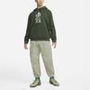 Nike Толстовка с капюшоном Therma-FIT с принтом «Тролль», унисекс, зеленая, DJ1431-325