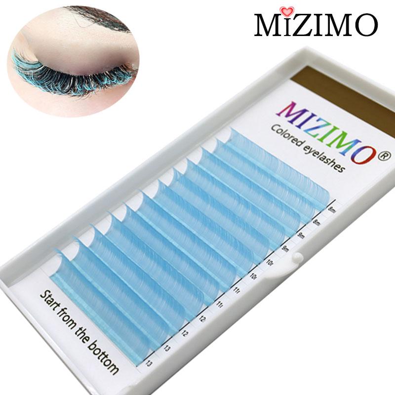 Цвет, прививка, накладные ресницы, кончик фиолетовой орхидеи 0,07 мм, C/D, смешанная длина, макияж, наращивание.