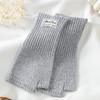 Touchscreen Knitted Gloves Knitted Half-Finger Gloves New Warm Wrist Cover Gloves  Writing Use