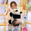 Plush toy cute lying down bamboo leaf panda doll pendant car birthday gift doll gift