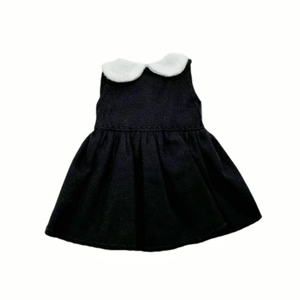 Fashion Doll Dot Dresses Accessories Tops Clothes Skirt for 1/11 OB11 Dolls/for 1/12 BJD