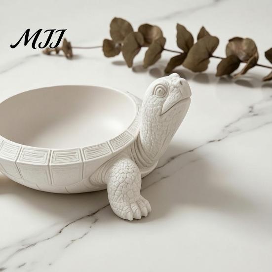 Настольный поднос для мелочей 3D-печатный поднос-черепаха для хранения, Декоративный лоток для ювелирных изделий, колец, Акценты современного домашнего декора, Креативный органайзер для гостиной