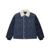 Levis Color Block Casual Single Button Denim Jacket Men Jackets Blue A5161-0001