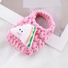 Plush Crochet Mini Knitted Handbag Hamburg Portable Coin Purse  Headset Charging Box