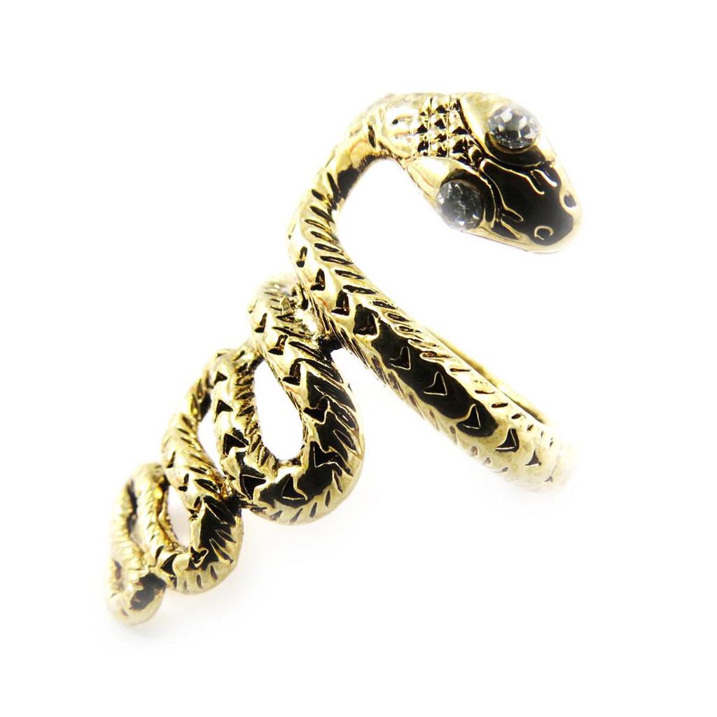 Золотое дизайнерское кольцо Temptation