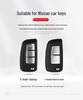 Футляр для ключей Nissan & Infiniti: Sylphy, Teana, Qashqai, Kicks, Terra, Tiida - Хрустальный чехол для мужчин и женщин