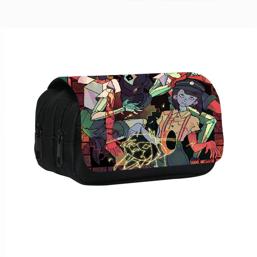 Fantasy BBQ Double-Layer Pencil Case for Students | ENA Stationery Bag
