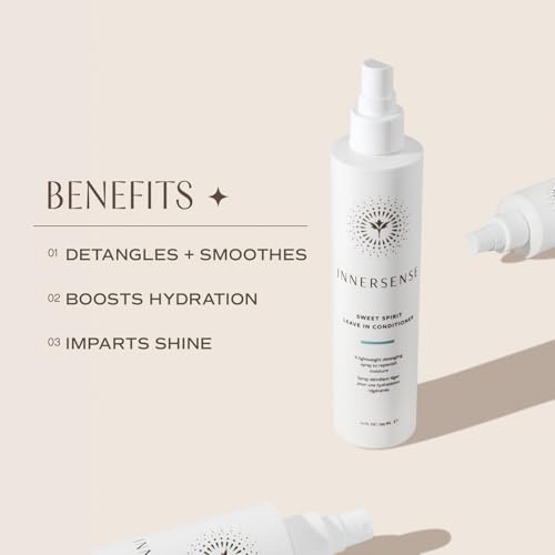 INNERSENSE Sweet Spirit Несмываемый кондиционер для волос, 295 мл, Увлажняющая сыворотка-спрей с ароматом лаванды