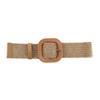 Summer Elastic Casual Wide Waist Belt Straw Belt Braided Waistbelt