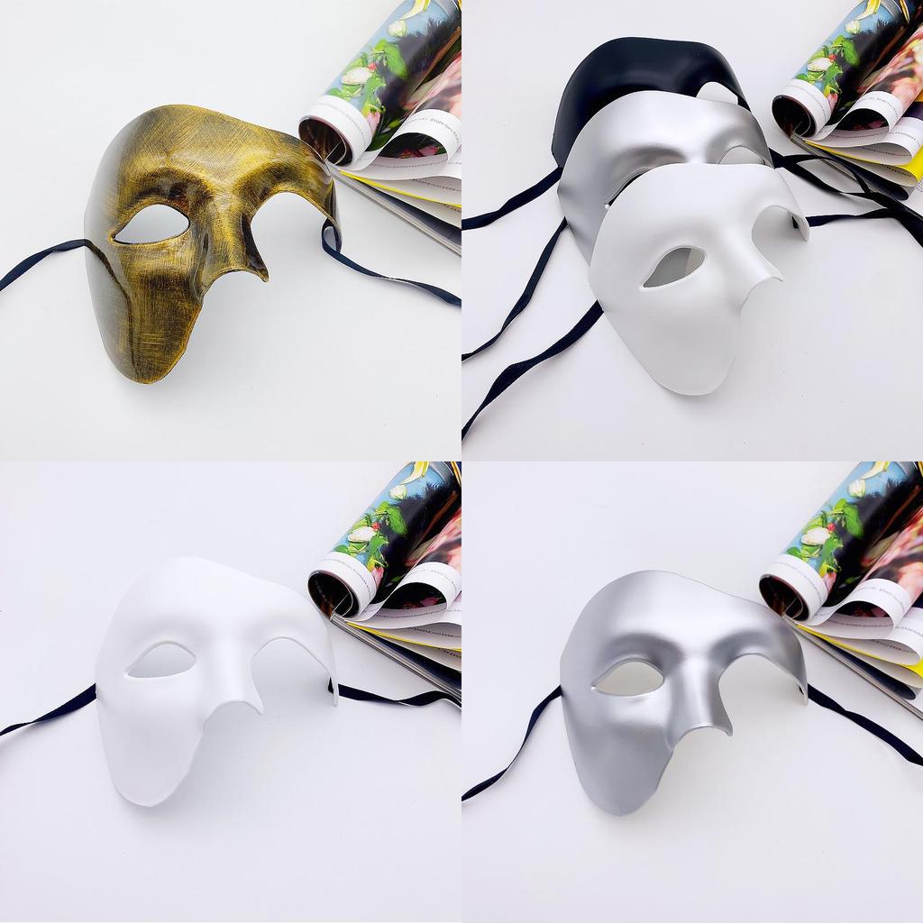 Vintage Phantom Of The Opera Mask With Retro Style For Cosplay And Themed Events