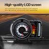 P28 Автомобильный HUD Бортовой Компьютер OBD2 OBD+GPS+RGB Распознавание Жестов Спидометр На Лобовое Стекло Скорость Турбо Обороты Переключатель Для Автомобильных Неисправностей