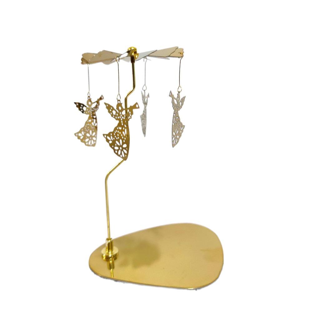 С вращающейся подставкой-подсвечником из нержавеющей стали, подсвечник для чайной свечи, романтический вращающийся подсвечник, подарок