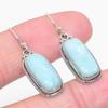 Natural Republic Larimar Gemstone 925 Solid Sterling Silver Earring 1.50" E2g72