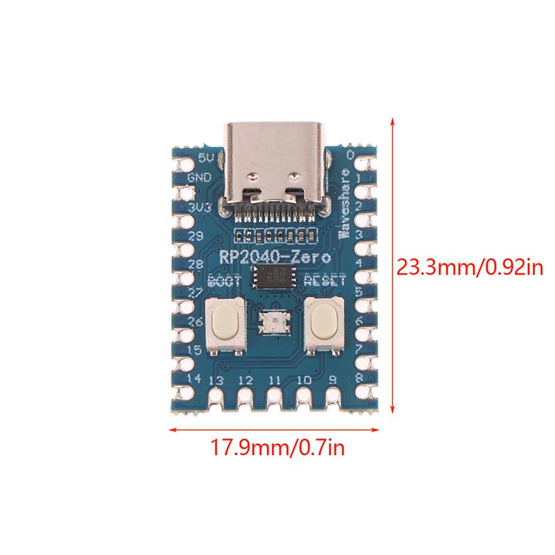 Rp2040-Zero для микроконтроллера Raspberry Pi Pico Development Board Module двухъядерный процессор Cortex M0+
