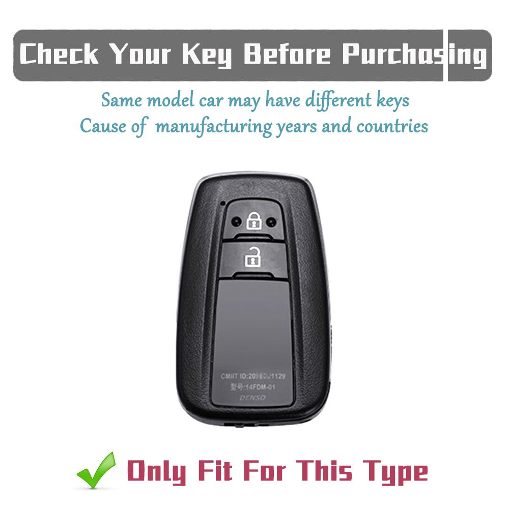 Fashion Shockproof Soft TPU Car Remote Key Case Cover for Toyota Prius Camry Corolla C-HR RAV4 Land Cruiser Prado Keychain  Ring