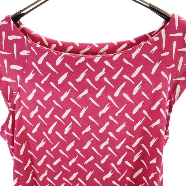 Diane von Furstenberg Общее ручка Без рукава цельный 2 Розовый Женский Б/У