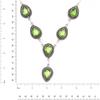 Peridot Quartz Gemstone Friends Jewelry Necklace Set 18-20''