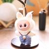 Cute Cartoon Rabbit With Overalls Plush Toy Pendant Keychain For Kids