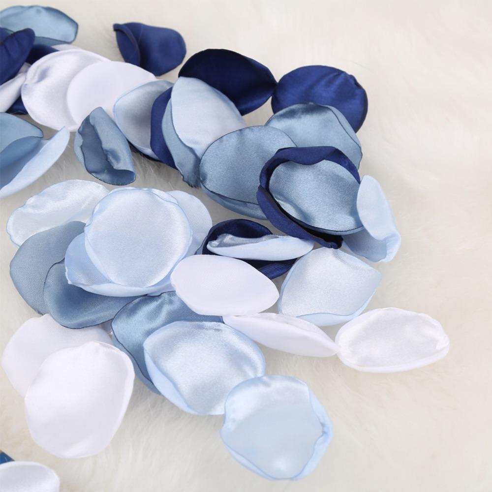 200 шт. Лепестки цветов смешанных цветов Искусственные лепестки роз для свадебной дорожки, центральные элементы для обеденного стола, конфетти для вечеринки, украшение для романтического вечера, девичника