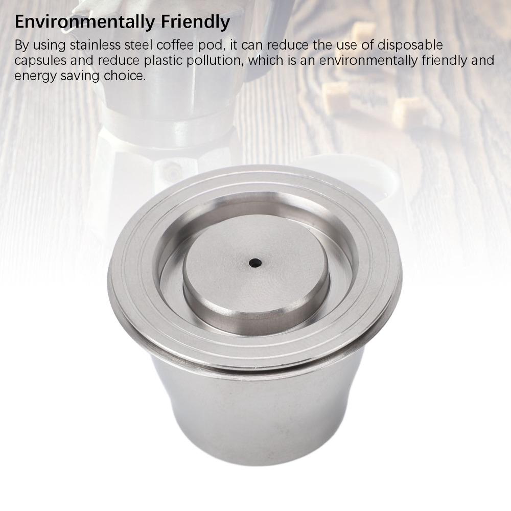 With Filter Paper Stainless Steel Coffee Pod Coffee Capsule With Filter Paper For Coffee Maker