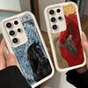 Чехол для телефона Samsung Galaxy S26 S25 Ultra S24 FE Эстетика Искусство Лошади Оболочка S23 Plus S22 + S21 S20 5G Мягкий Силикон Funda