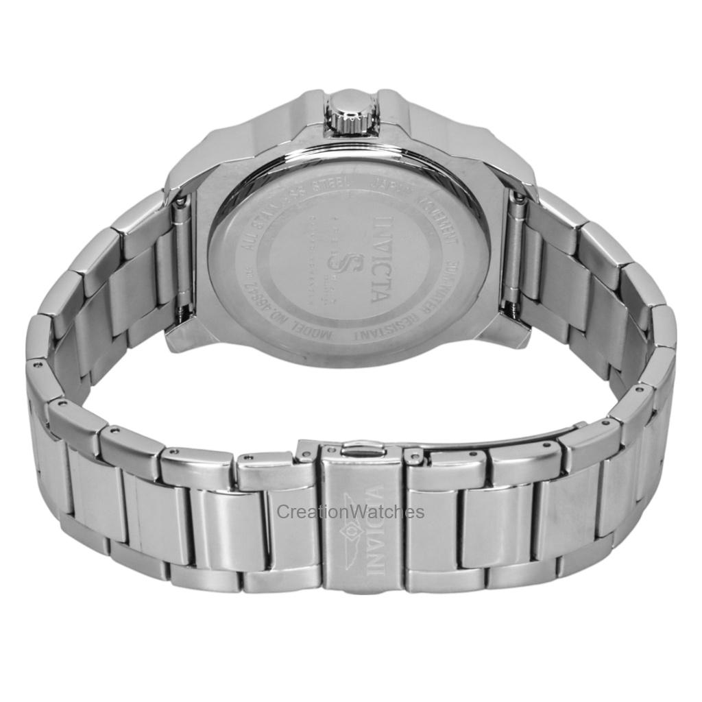 INVICTA Speedway Stainless Steel Black Dial Quartz 46842 Men's Watch