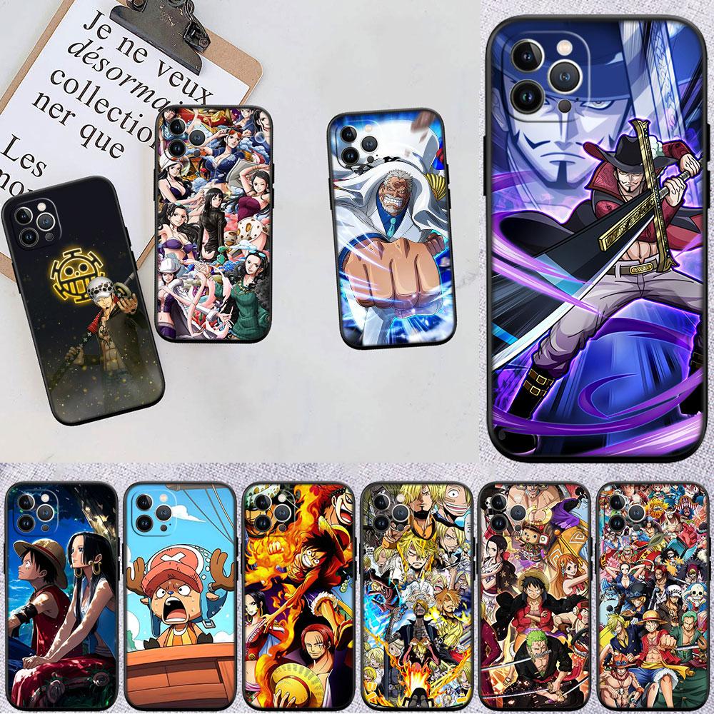 Art One Piece Soft Shell Phone Case for iPhone SE X XS XR 11 16E 17 Pro Max Air 8 7 6 6s Plus
