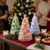 Colorful Christmas Tree Craft Kit Sparkling Mini Bead Weaving Set  Tabletop Decor