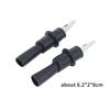High-conductivity Multimeter Test Leads 4Pcs with Insulated Alligator Clips Non-Slip Handle for Testing