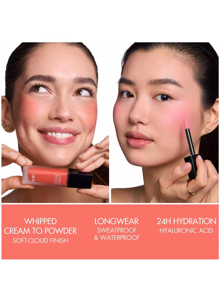 С покупкой Dior Diorskin Forever Румяна Soft Filter Взбитые румяна для щек Цвет лица Подарок [В комплекте сумка] (02 (Пион))