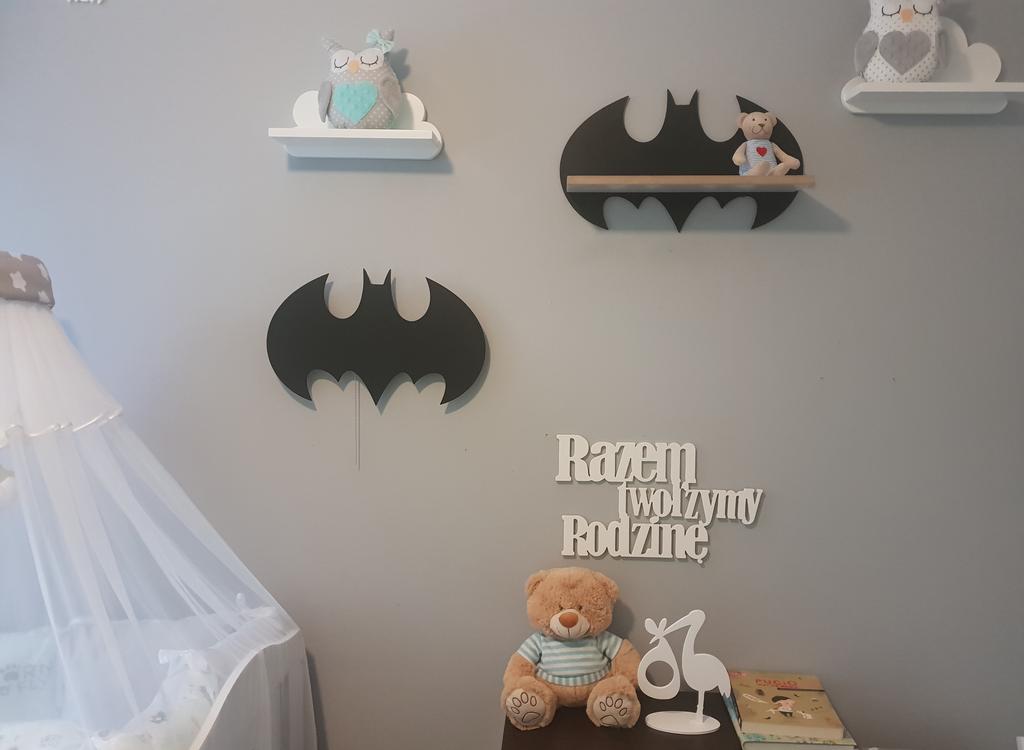 Lampka nocna batman led na baterie