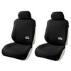 BONFORM Fine Deo Seat Covers for Set of 2 Front Deodorizing and Light/Standard Cars, Seats, Antibacterial, Black, 4023-70BK