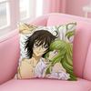 C-Code Geass H-Hangyaku No Lelouch Oudous Наволочка Подушка Короткий Плюш Невидимая Молния Комната Диван Наволочка