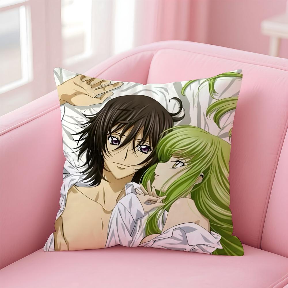 C-Code Geass H-Hangyaku No Lelouch Oudous Наволочка Подушка Короткий Плюш Невидимая Молния Комната Диван Наволочка