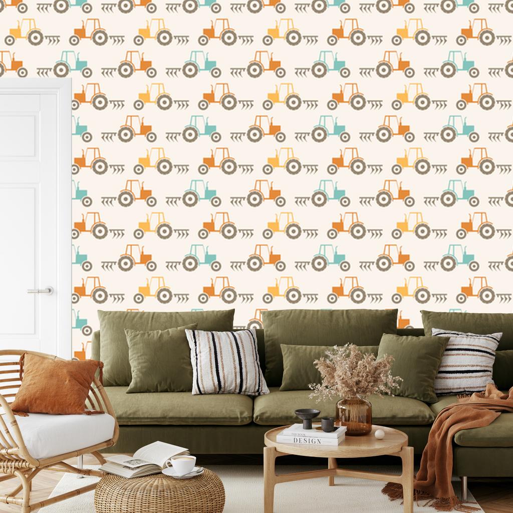 Colorful pattern wallpaper for living room and bedroom 50x1000