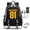 Unisex School Backpack Teens - Oxford Fabric Breathable Design Cartoon Print Multi-Color Options