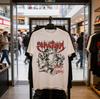 SEPULTURA MORBID VISIONS Хлопковая белая мужская футболка с коротким рукавом S-234XL