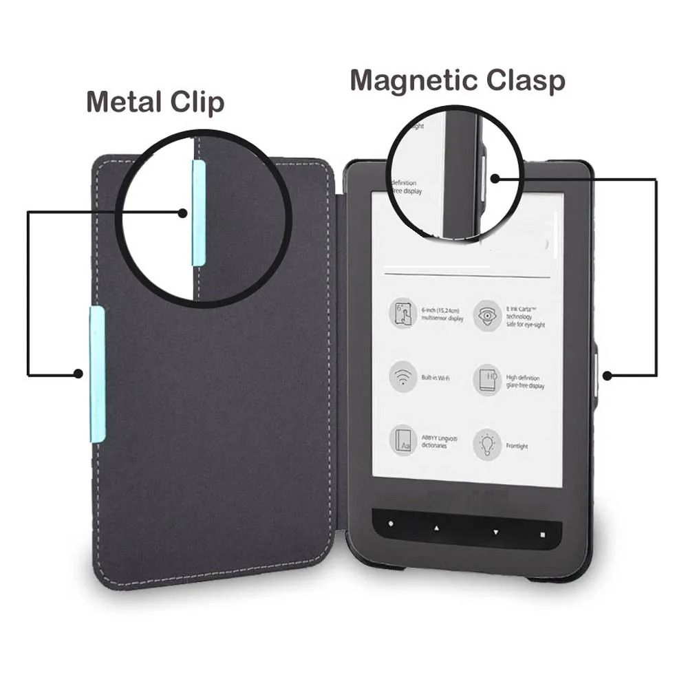 Противоударный чехол для электронной книги, защитный чехол от падения для Pocketbook Touch Lux 3 2/Basic 3 2