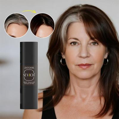 Одноразовая ручка-краска для волос с кисточкой Водостойкий стик для подкрашивания волос Быстрое покрытие для седых волос Временный консилер Ручка-стик для заполнения бороды