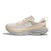 HOKA One One Bondi 8 Удобные Модные Универсальные Нескользящие Прочные Кроссовки для Бега с Низким Верхом Мужские Кроссовки Белый Синий 1127953-OKB