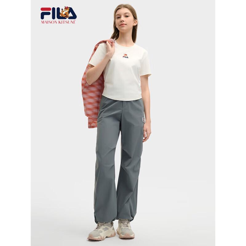 Fila Женские летние повседневные тканые брюки с манжетами