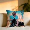 Hot Anime Character DDenji Square DoubleSided printed Pillow Case Bedroom Bedside Pillow Sofa Cushion Cover