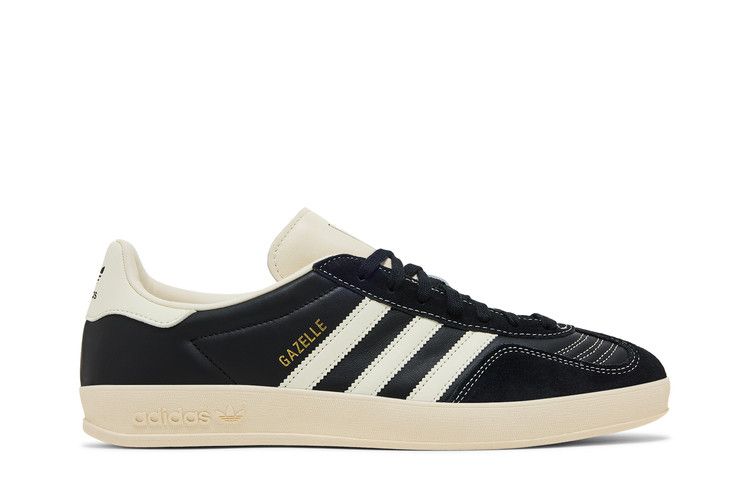 Men's Sneakers adidas Gazelle Indoor Core Black Cream White Gold Metallic Core Black/Cream White/Gold Metallic