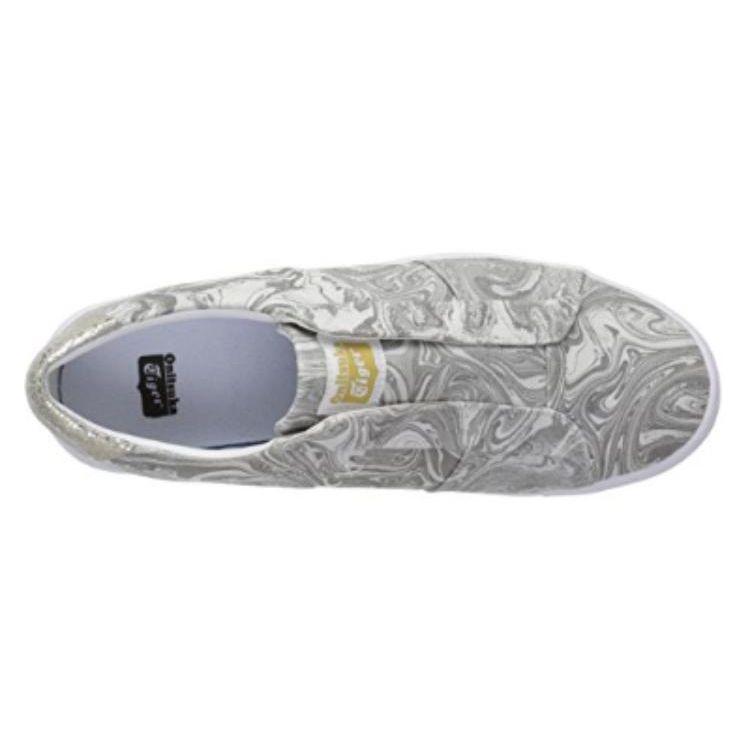 ONITSUKA TIGER Appian Повседневные Универсальные Амортизирующие Прочные Низкие Кеды для Скейтбординга Унисекс Кроссовки Белый Серый D630N-0190