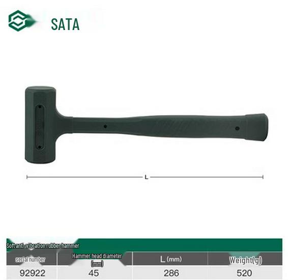 SATA Tools Антивибрационный резиновый молоток - Без отдачи (Модели 92901-92904)