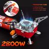 1 Camping Stove with Piezo Ignition, Collapsible, Pocket Rocket Backpacking Stove, Kitchen Tools