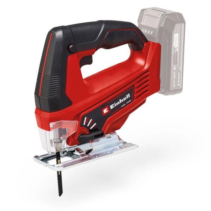 Einhell Scie Sauteuse Sans Fil TC-JS 18 Li Kit - PXC (18V, Avec 5 Lames) Livré Avec Batterie 2,5Ah Et Chargeur