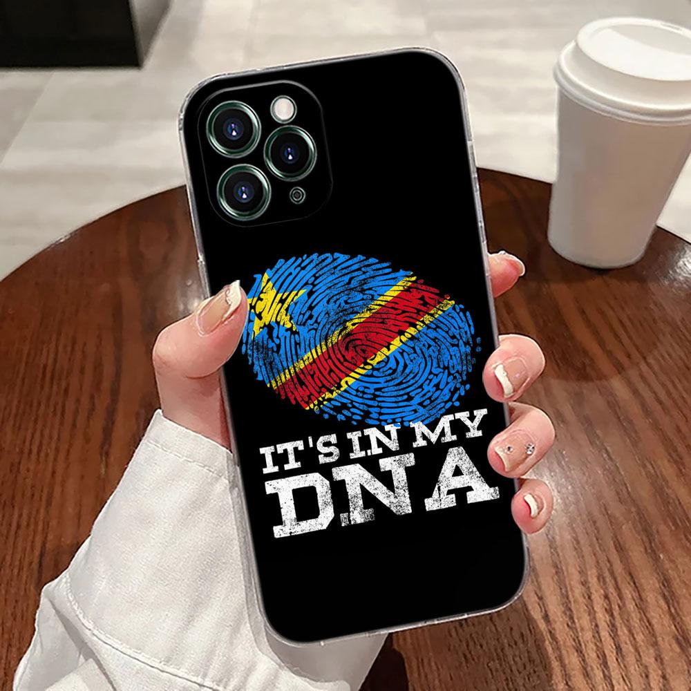 Congo Democratic Republic Flag Case For Apple iPhone 17 16 15 14 13 12 11 Pro Max 16 Plus 16E 17Air 17Pro Phone Cover Silicone