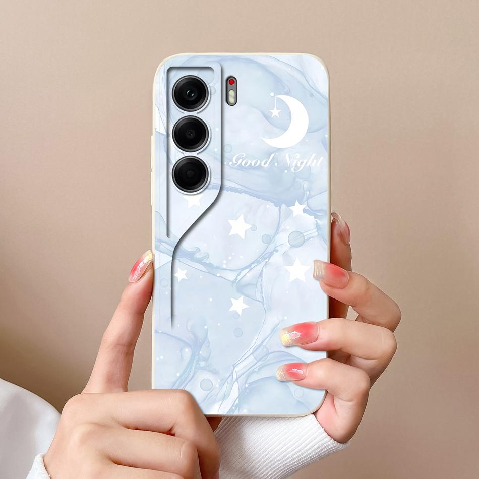 Чехол для телефона Tecno Camon 40 Pro Милые животные Мягкая задняя крышка Жидкий силиконовый корпус для телефона Camon40 Pro 4G 5G Защита от падения Funda